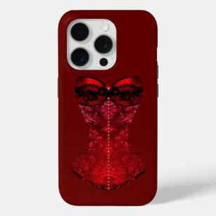 Funda Para iPhone 15 Pro Red Corset