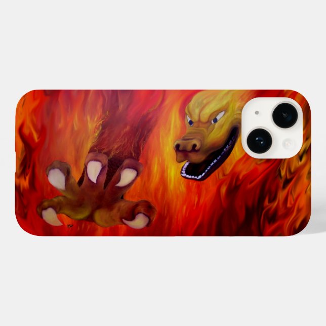 Funda De Case-Mate Para iPhone Red Dragon Claw (Reverso  (Horizontal))