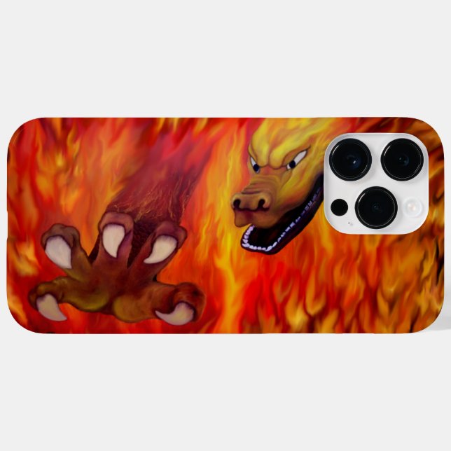 Funda De Case-Mate Para iPhone Red Dragon Claw (Reverso (Horizontal))