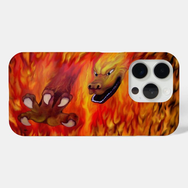 Funda De Case-Mate Para iPhone Red Dragon Claw (Reverso Horizontal)