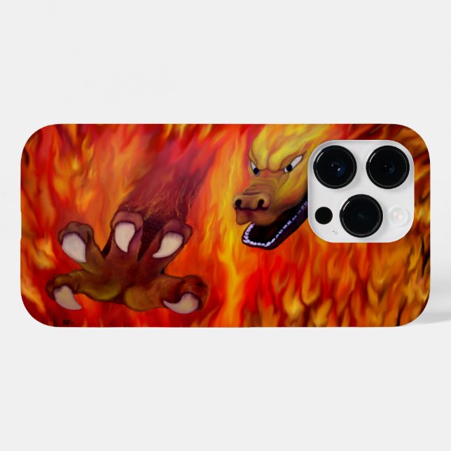 Funda De Case-Mate Para iPhone Red Dragon Claw (Reverso (Horizontal))