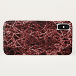 Funda Para iPhone X Red entrelazada de alambre rústico y enredado