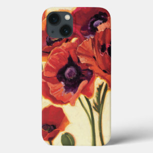 Funda Para iPhone 13 Red Flowers