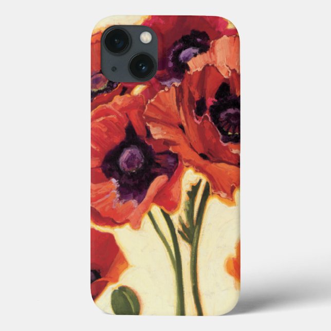 Funda De Case-Mate Para iPhone Red Flowers (Reverso)