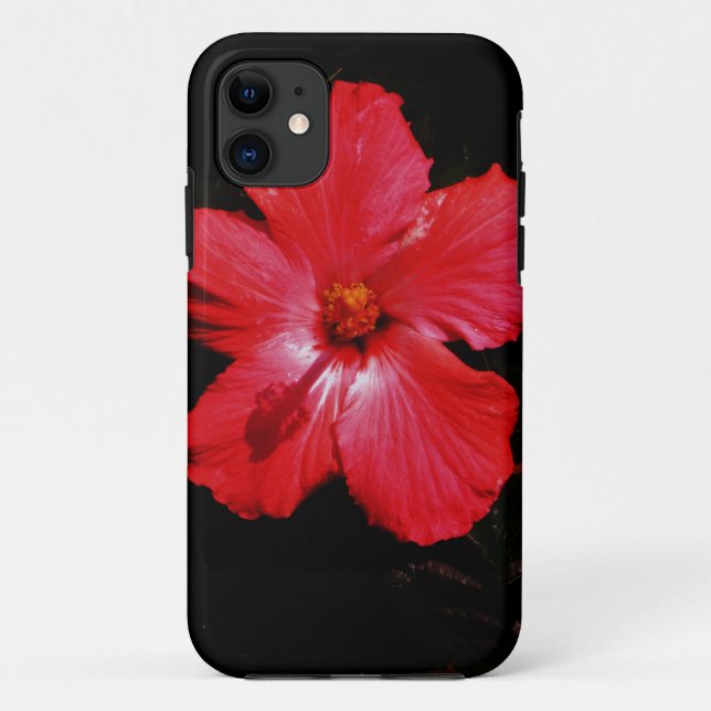 Funda De Case-Mate Para iPhone Red Hibiscus (Reverso)