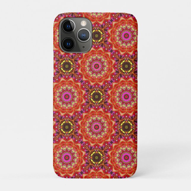 Funda De Case-Mate Para iPhone Red MANDALA  (Reverso)
