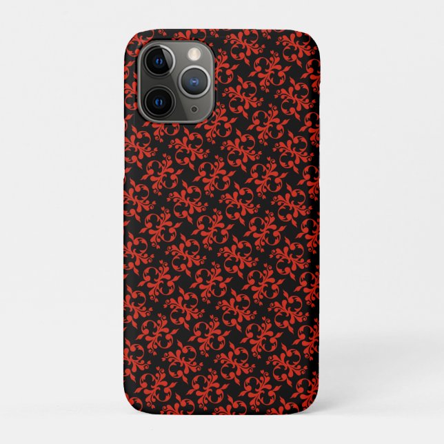 Funda De Case-Mate Para iPhone Red Pattern phone case – Stylish & Protection (Reverso)