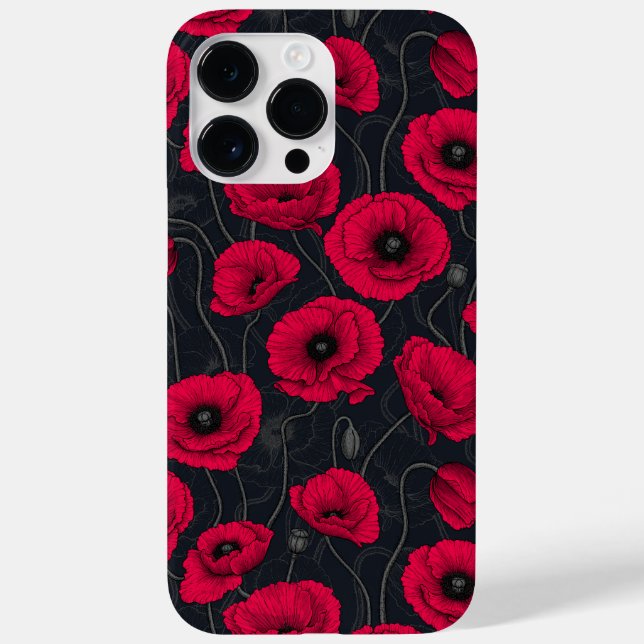 Funda De Case-Mate Para iPhone Red Poppies (Reverso)