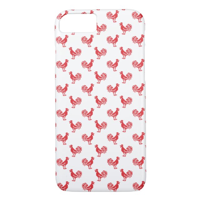 Funda De Case-Mate Para iPhone Red Roosters (Reverso)