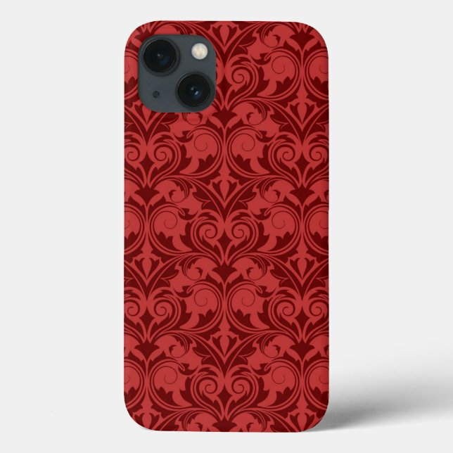 Funda De Case-Mate Para iPhone Red Wallpaper (Reverso)