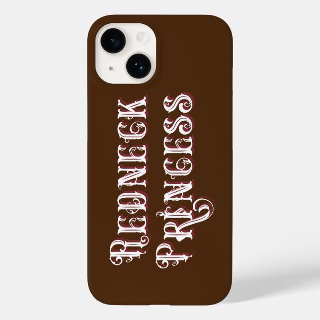 Funda De Case-Mate Para iPhone Redneck Princess Fancy Text (Reverso )
