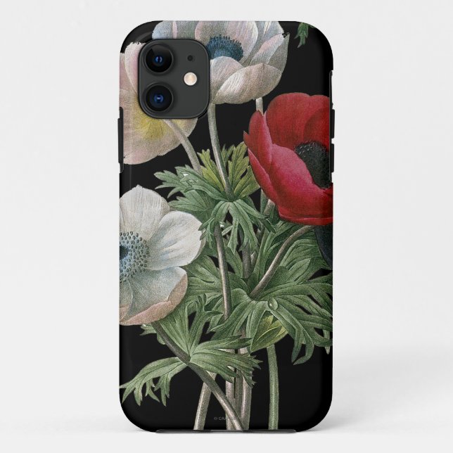 Funda De Case-Mate Para iPhone Redoute: Anémona, 1833 (Reverso)