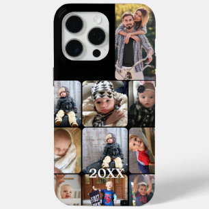 Funda Para iPhone 15 Pro Max Reducido collage de fotos en Instagram 15 con marc