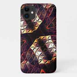 Funda Para iPhone 11 Reflejo de triángulos que generan formas extrañas 