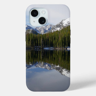 Funda Para iPhone 15 Reflejo del lago Bear II