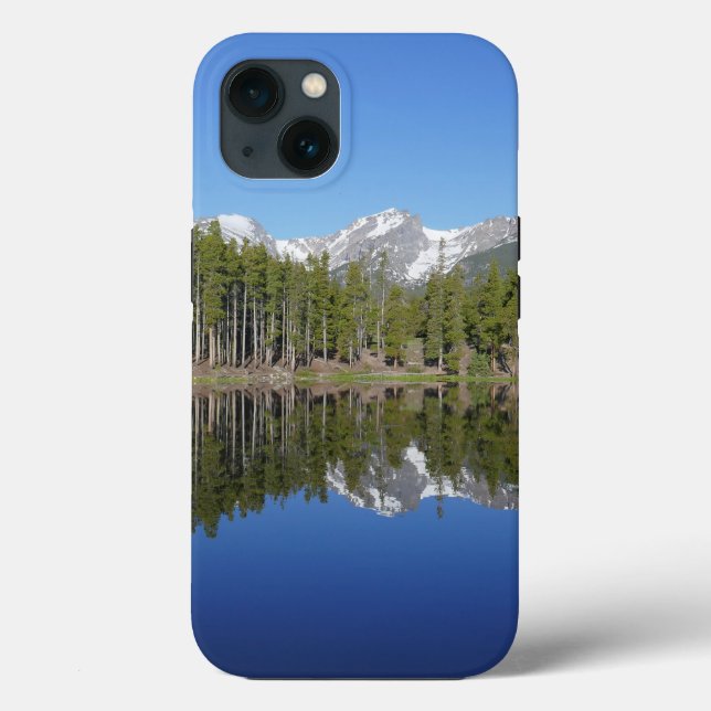 Funda De Case-Mate Para iPhone Reflejo del lago Sprague (Reverso )