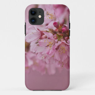 Funda Para iPhone 11 Reflejos Rojizos Pálidos de Flor de Cerezo Sakura