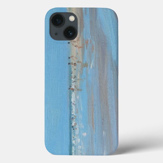 Funda De Case-Mate Para iPhone Reflexión azul Montalivet (Reverso)