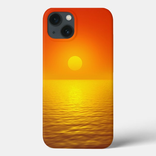 Funda De Case-Mate Para iPhone Reflexión del atardecer (Reverso)