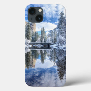 Funda Para iPhone 13 Reflexión del invierno en Yosemite