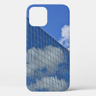 Funda Para iPhone 12 Reflexión en la nube en rascacielos