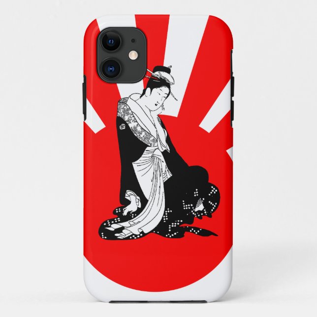 Funda De Case-Mate Para iPhone Reflexión japonesa que piensa en usted (Reverso)