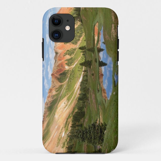 Funda De Case-Mate Para iPhone Reflexión roja de la montaña (Reverso)