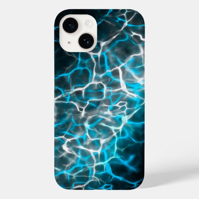 Funda De Case-Mate Para iPhone Reflexión sobre el agua blanca y negra (Reverso )
