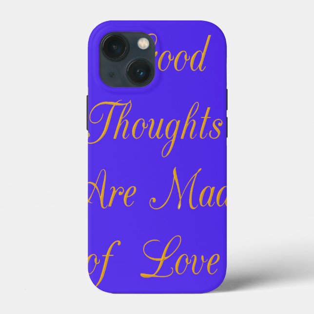 Funda De Case-Mate Para iPhone Reflexiones benévolas: Buenos pensamientos de amor (Reverso )