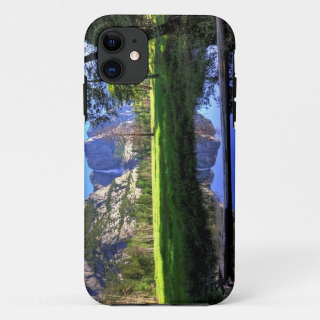 Funda De Case-Mate Para iPhone Reflexiones de caídas (Reverso)