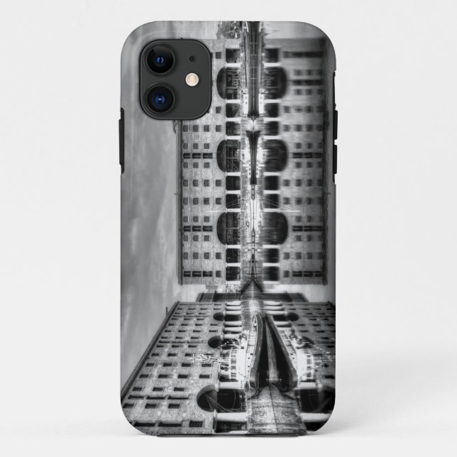 Funda De Case-Mate Para iPhone Reflexiones del Liverpool de Albert Dock (Reverso)