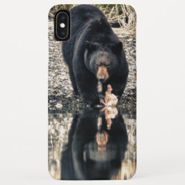 Funda Para iPhone XS Max Reflexiones del oso negro