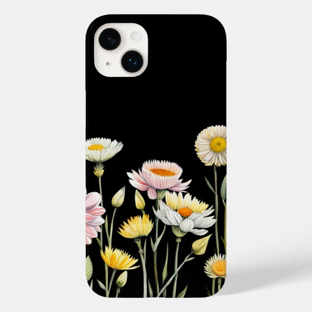 Funda De Case-Mate Para iPhone Reflexiones florales (Reverso )