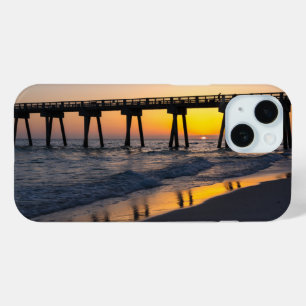 Funda Para iPhone 15 Reflexiones sobre el atardecer en la playa de la C