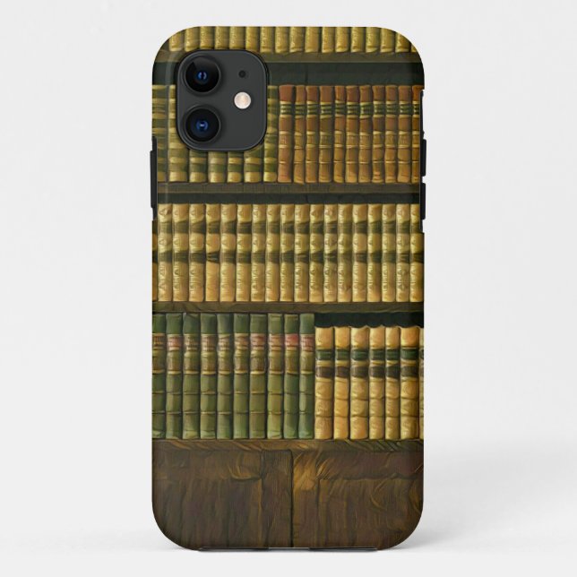 Funda De Case-Mate Para iPhone Regalo bibliotecario de Guay (Reverso)