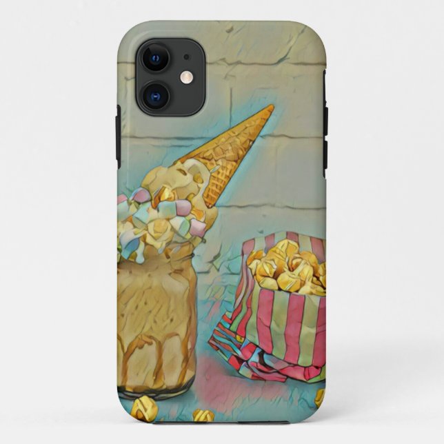 Funda De Case-Mate Para iPhone Regalo de amante de los helados (Reverso)