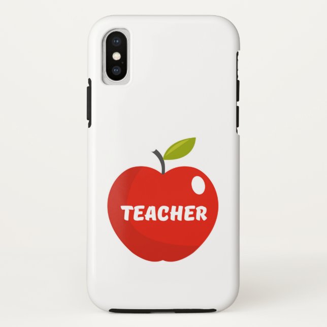 Funda De Case-Mate Para iPhone Regalo de Apple para profesores (Reverso)