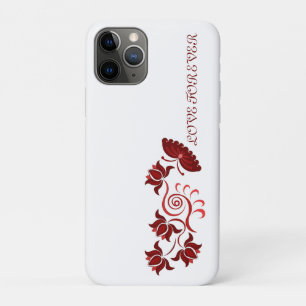 Funda Para iPhone 11 Pro Regalo de arte floral colorido