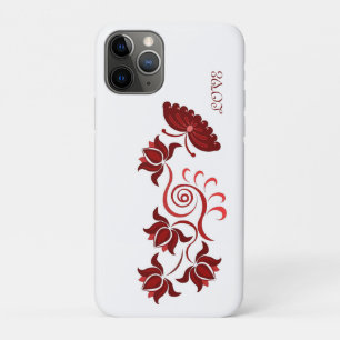 Funda Para iPhone 11 Pro Regalo de arte floral colorido