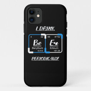 Funda Para iPhone 11 Regalo de cumpleaños   Bebo Cerveza Periódicamente
