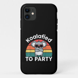 Funda Para iPhone 11 Regalo de diseño divertido de koala Koalafied lind