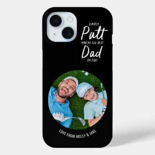 Funda Para iPhone 15 Regalo de fotografía de tipografía negra moderna d