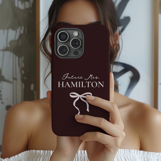 Funda De Case-Mate Para iPhone Regalo de Funda para Teléfono Personalizada para l (Engagement Gift Phone Case – Personalized Case for Bride-to-Be & Bridesmaids)