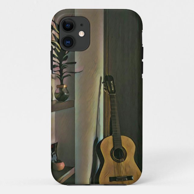 Funda De Case-Mate Para iPhone Regalo de guitarrista de Guay (Reverso)