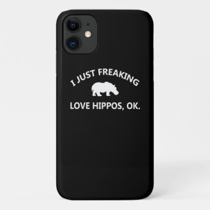 Funda Para iPhone 11 Regalo de Hippo Lover Me Encantaba Hippo Ok