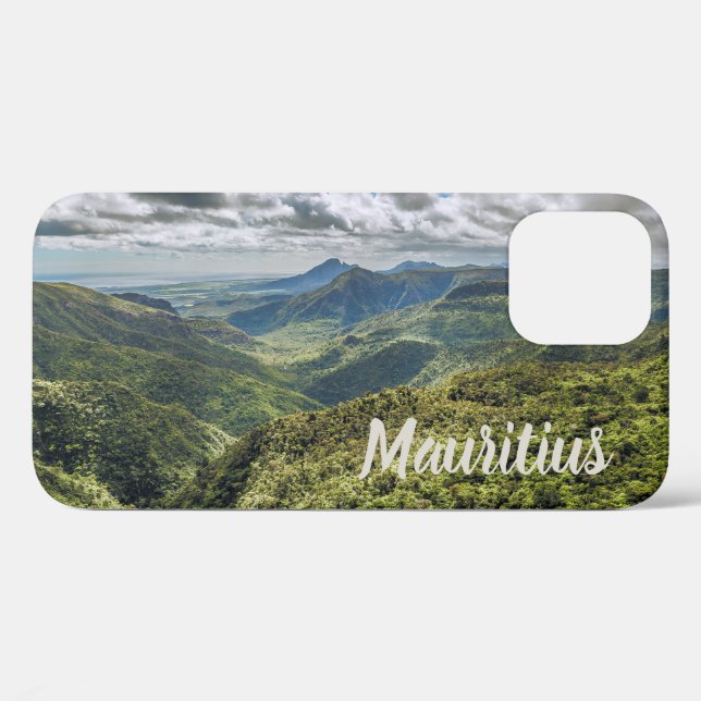 Funda De Case-Mate Para iPhone Regalo de observación sobre las gargantas del río  (Reverso (Horizontal))