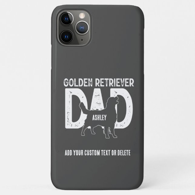 Funda De Case-Mate Para iPhone Regalo de papá Dog Dad (Reverso)