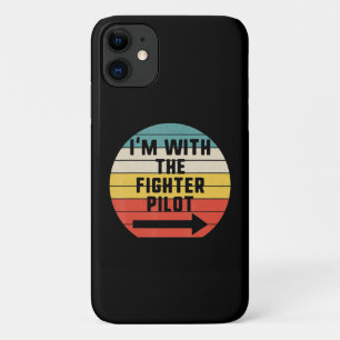 Funda Para iPhone 11 Regalo de pareja de combate piloto de combate Hall