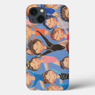 Funda Para iPhone 13 Regalo de patrones de colores de gimnasia