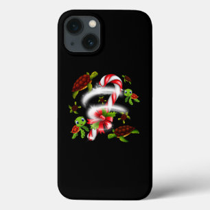 Funda Para iPhone 13 Regalo de tortuga Navidades dulces y golosos de